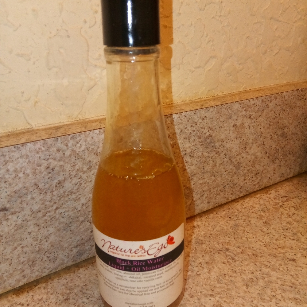 Nature's Ego Black Rice Water Liquid and Oil Moist